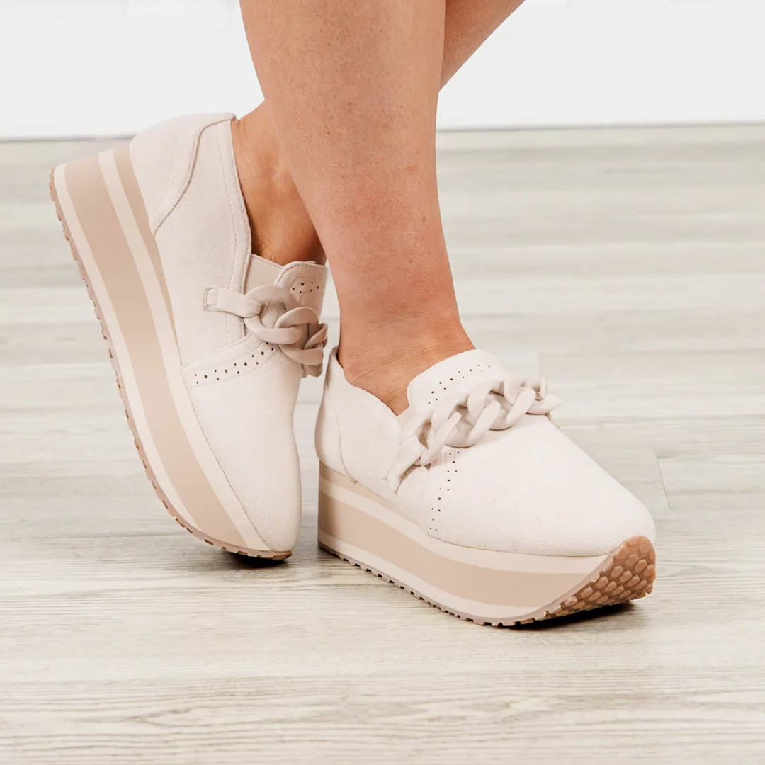 The Higher The Shoe Sneakers, Ivory - Image 6