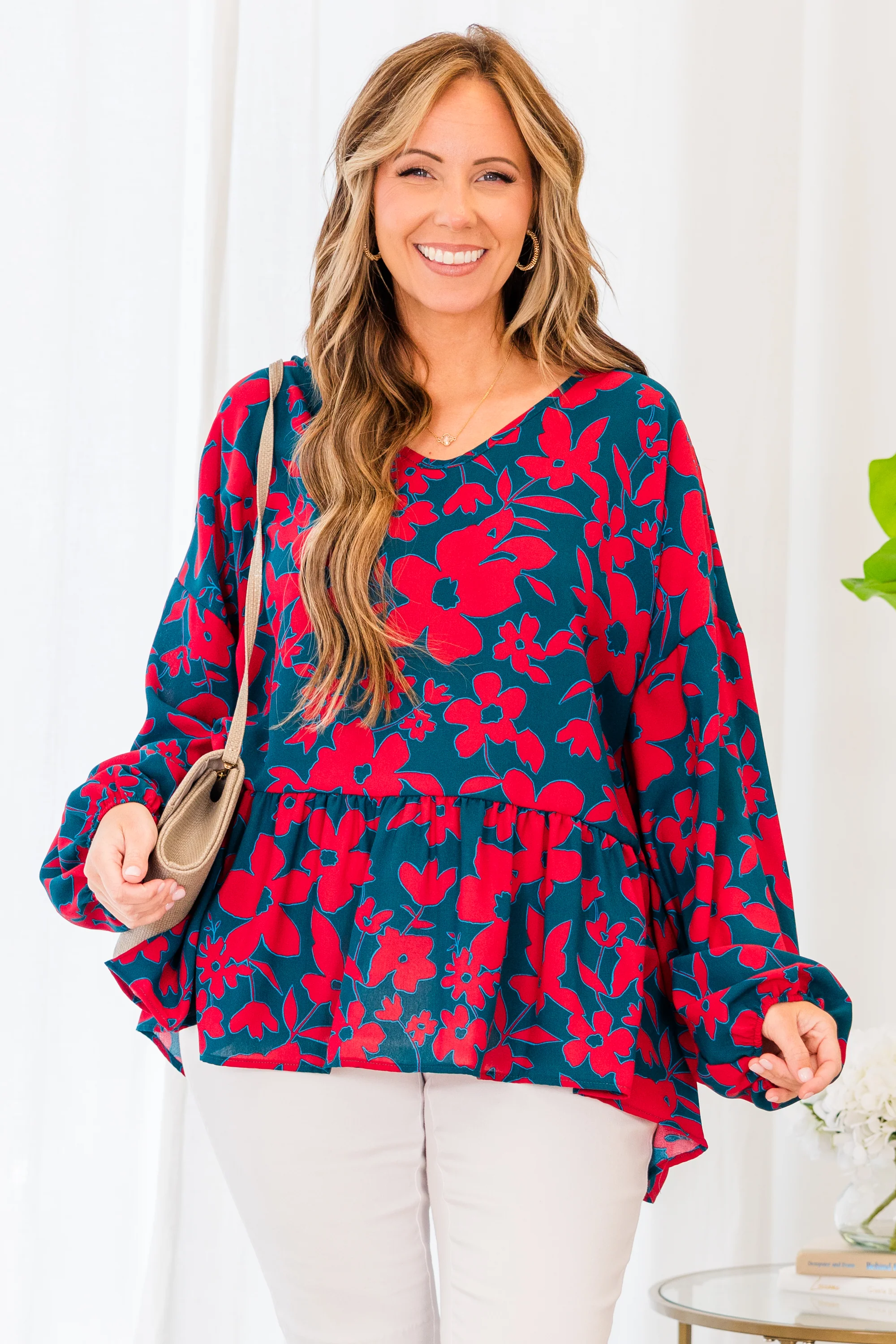 The Sophie Top, Teal - Image 2