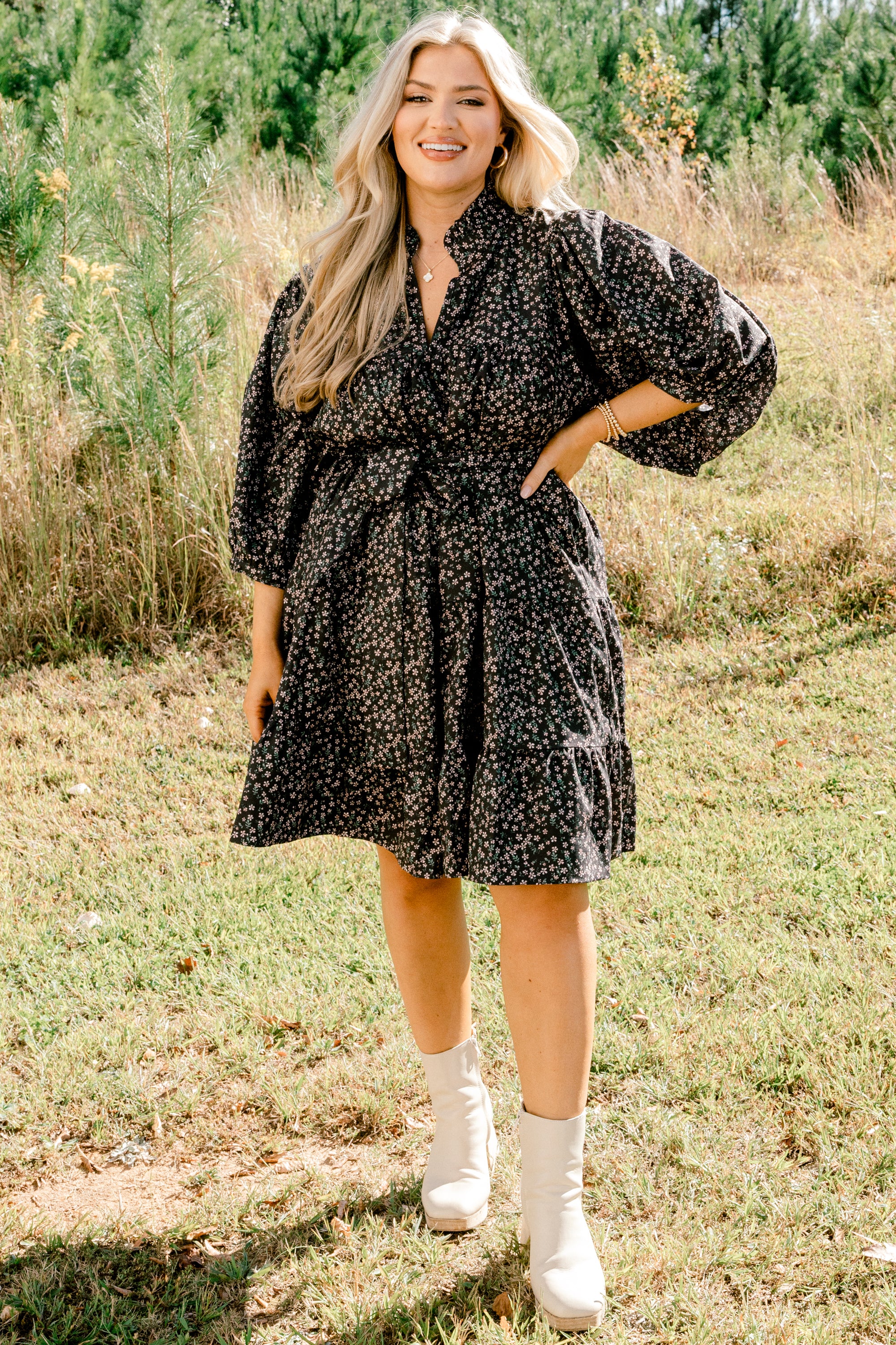 The Way It Goes Dress, Black - Image 3