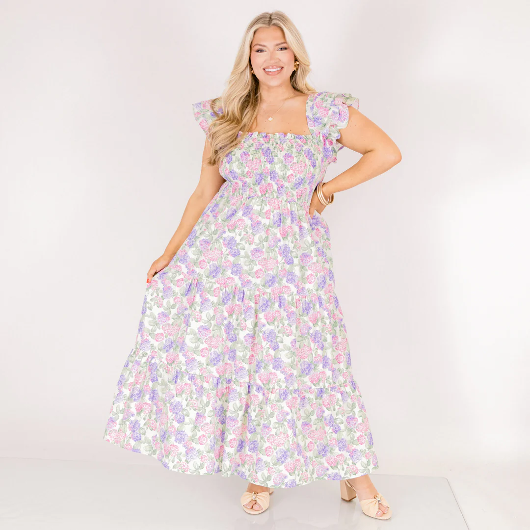 The Wildflower's Song Maxi Dress, Pink Lilac Mix - Image 8