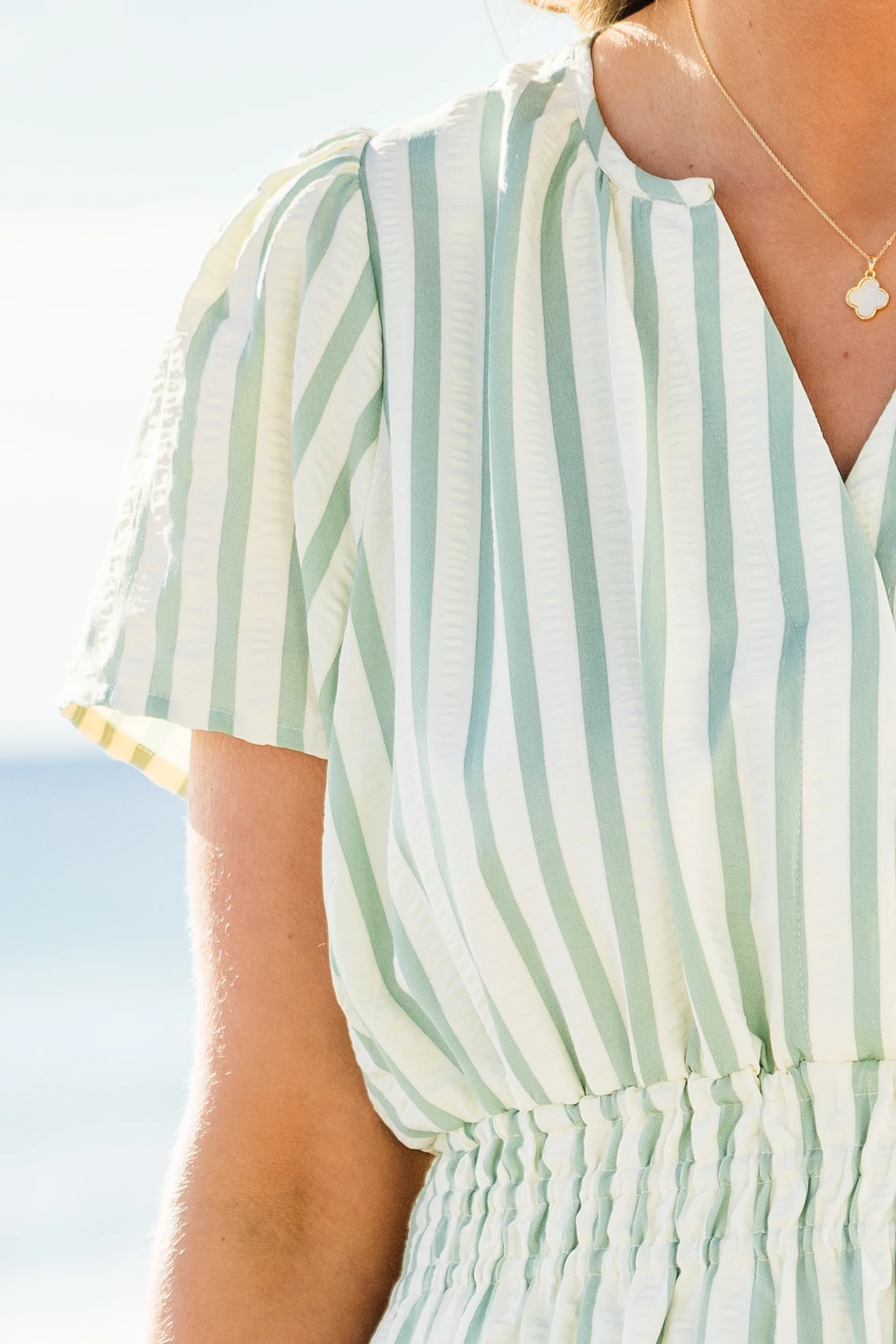 This & That Maxi Dress, Green - Image 4