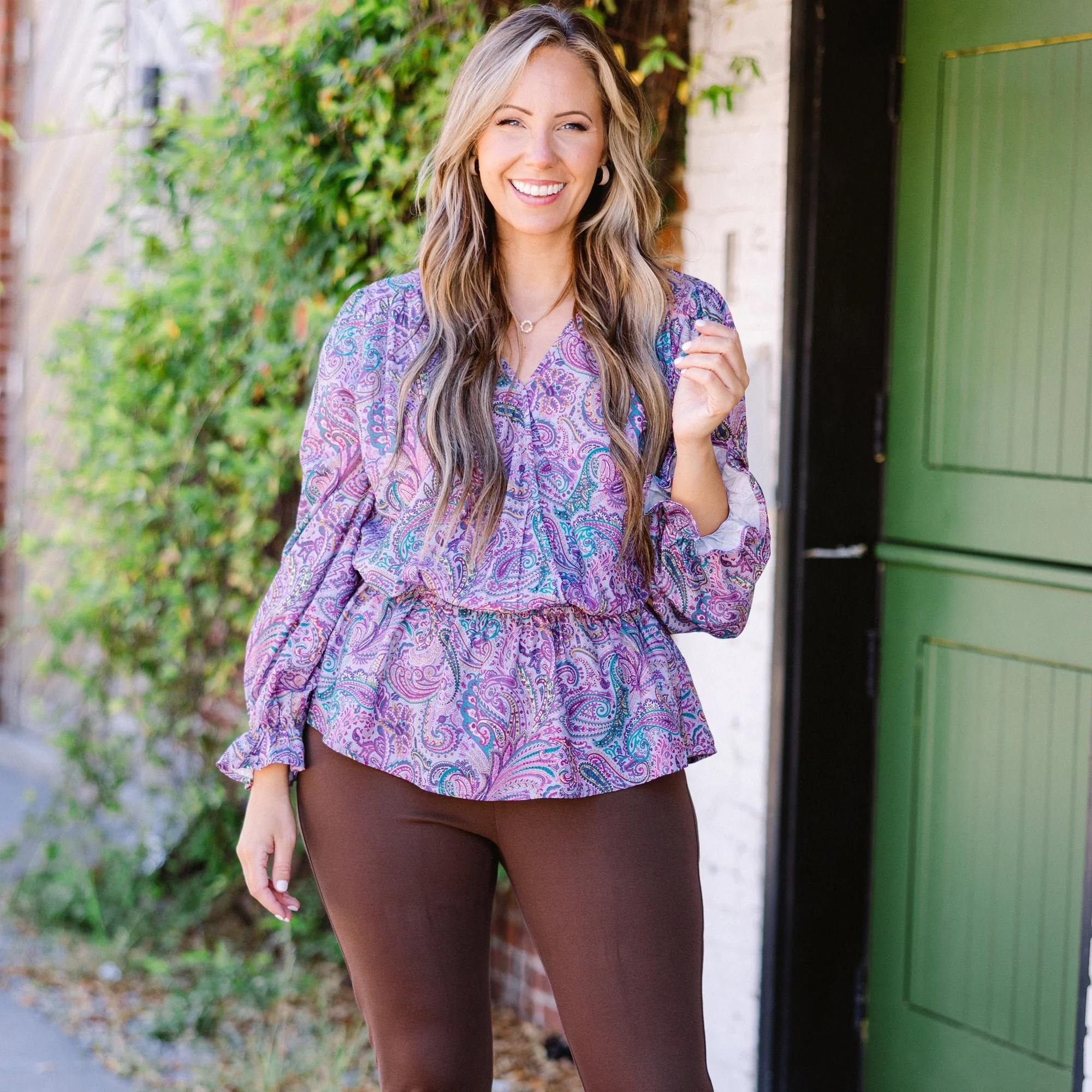 Throw The Dice Top, Purple - Image 7