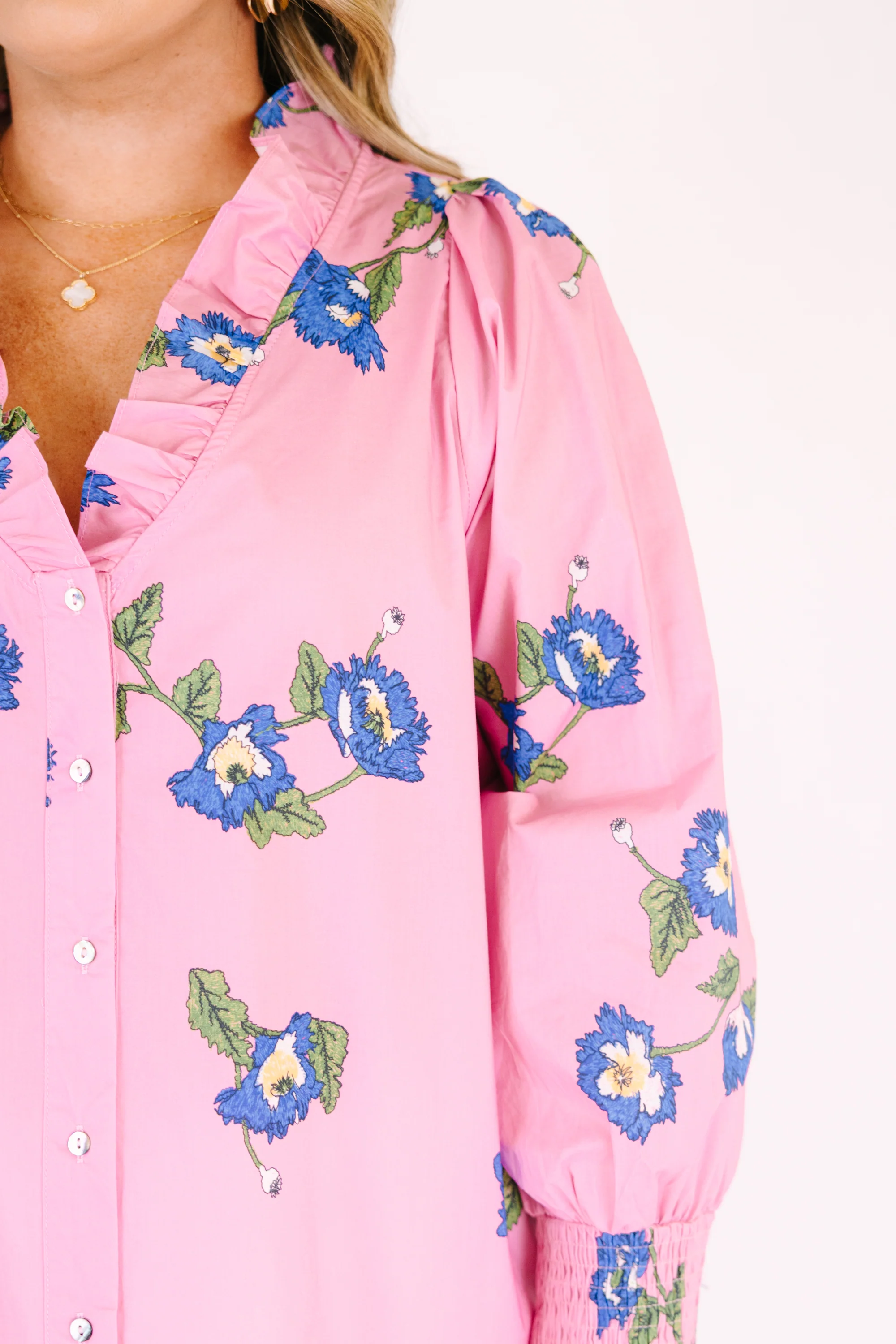 Time Moves On Top, Pink - Image 4