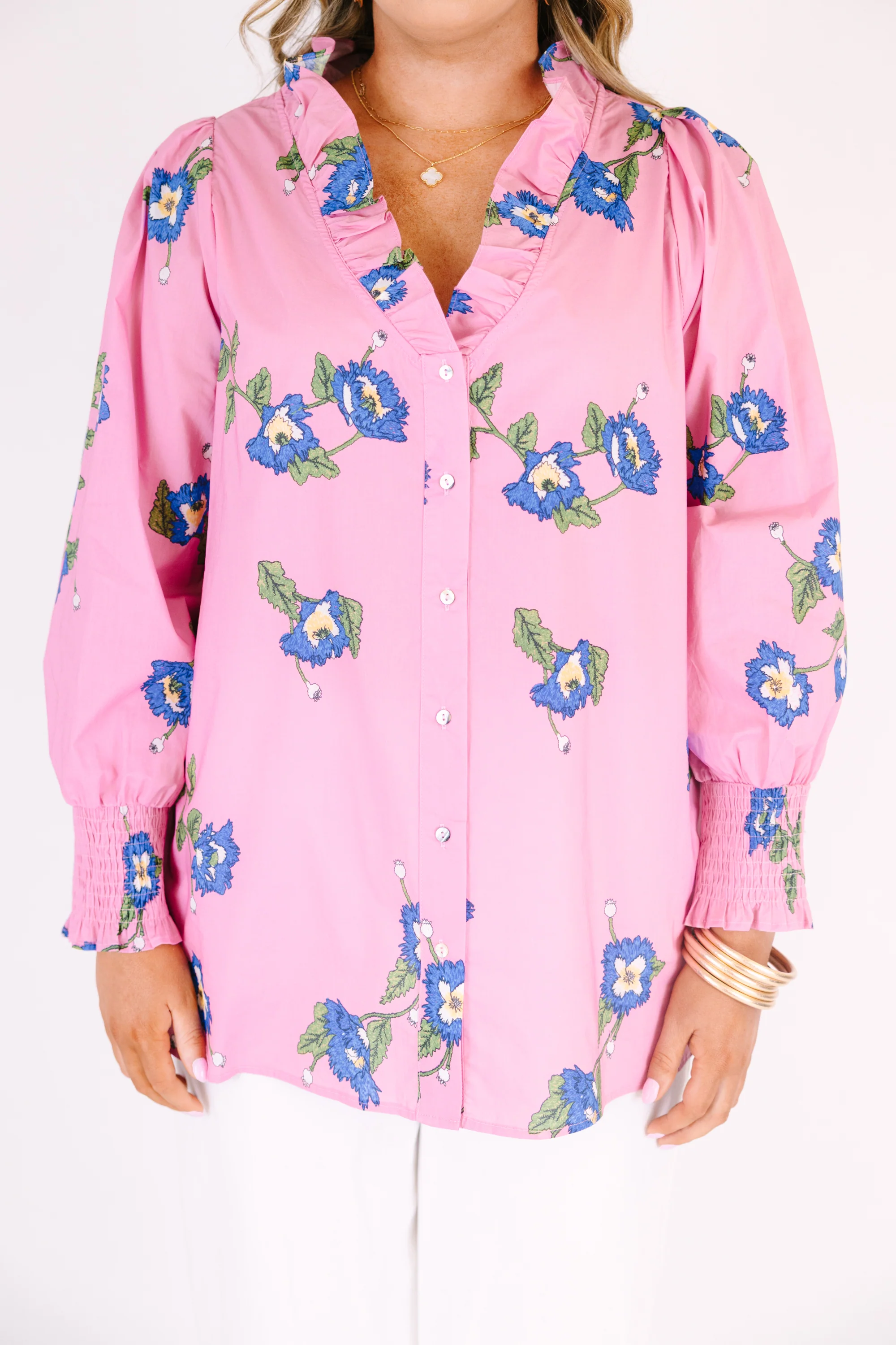 Time Moves On Top, Pink - Image 5
