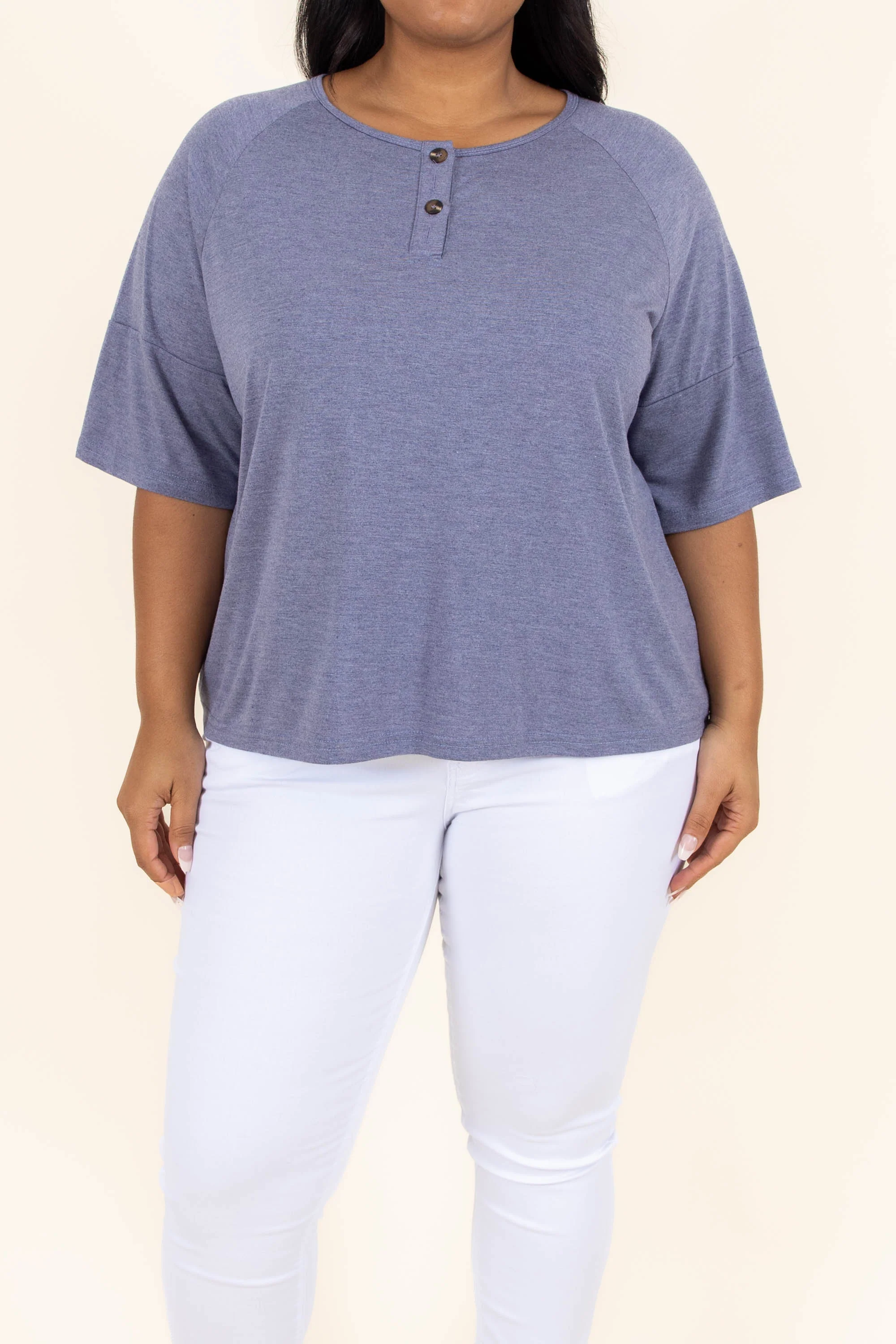 Today Is A Good Day Top, Denim - Image 4