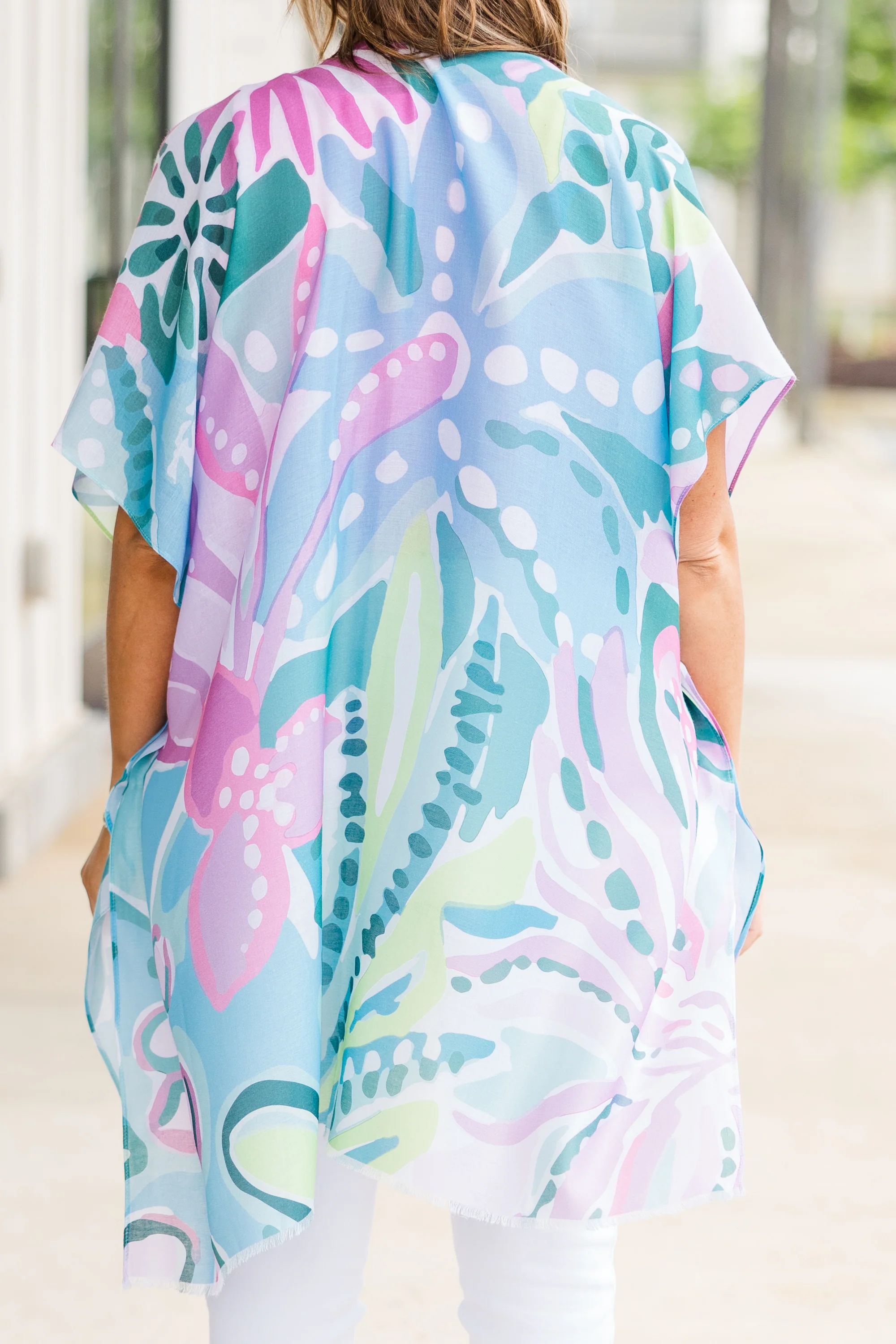 Today Will Be Ours Kimono, Blue - Image 5
