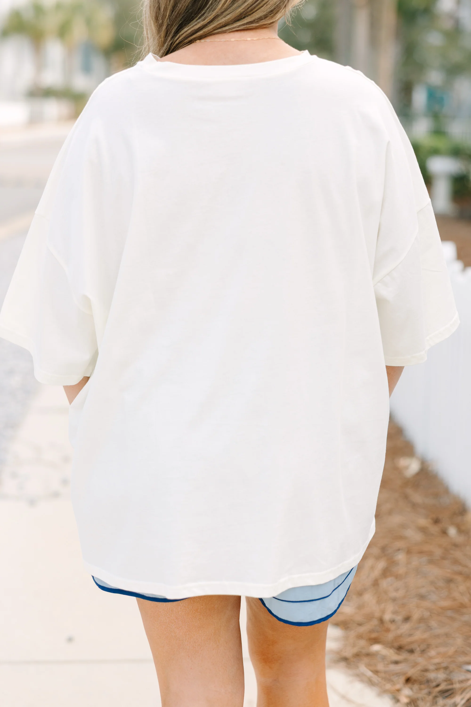 Tomato Girl Boyfriend Tee, Ivory - Image 5