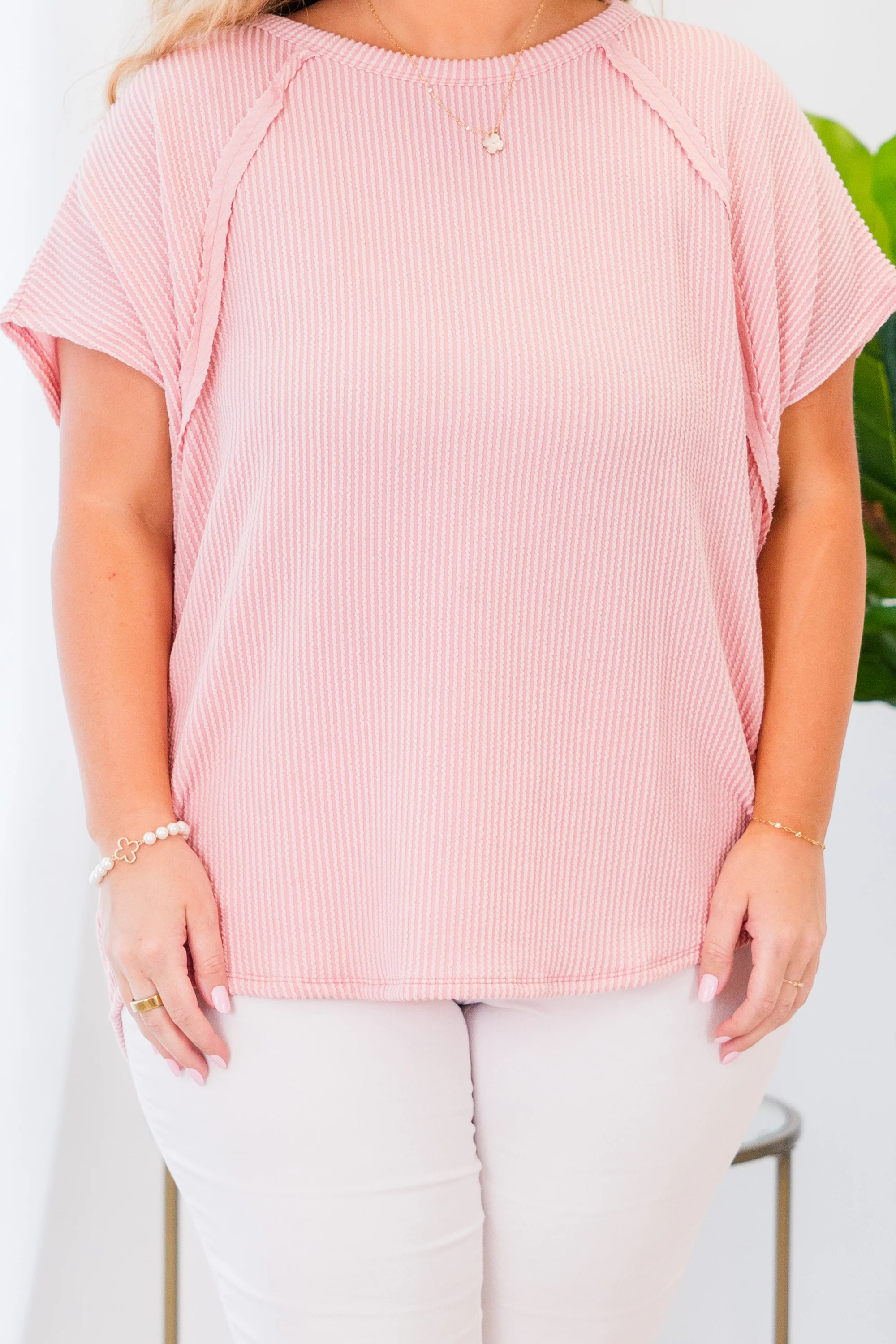 True And Charming Top, Blush - Image 6