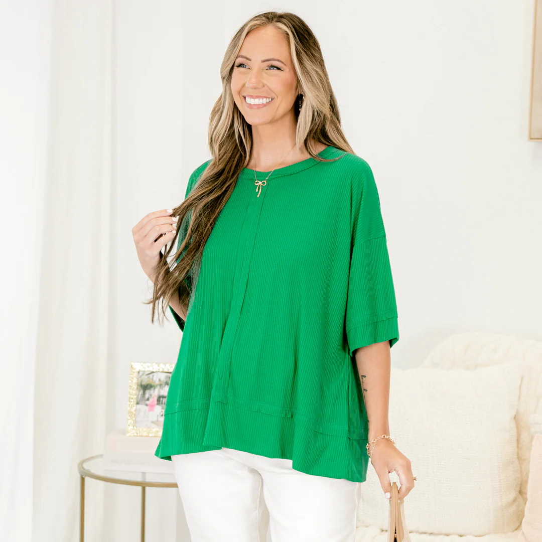 Try Everything Top, Kelly Green - Image 7