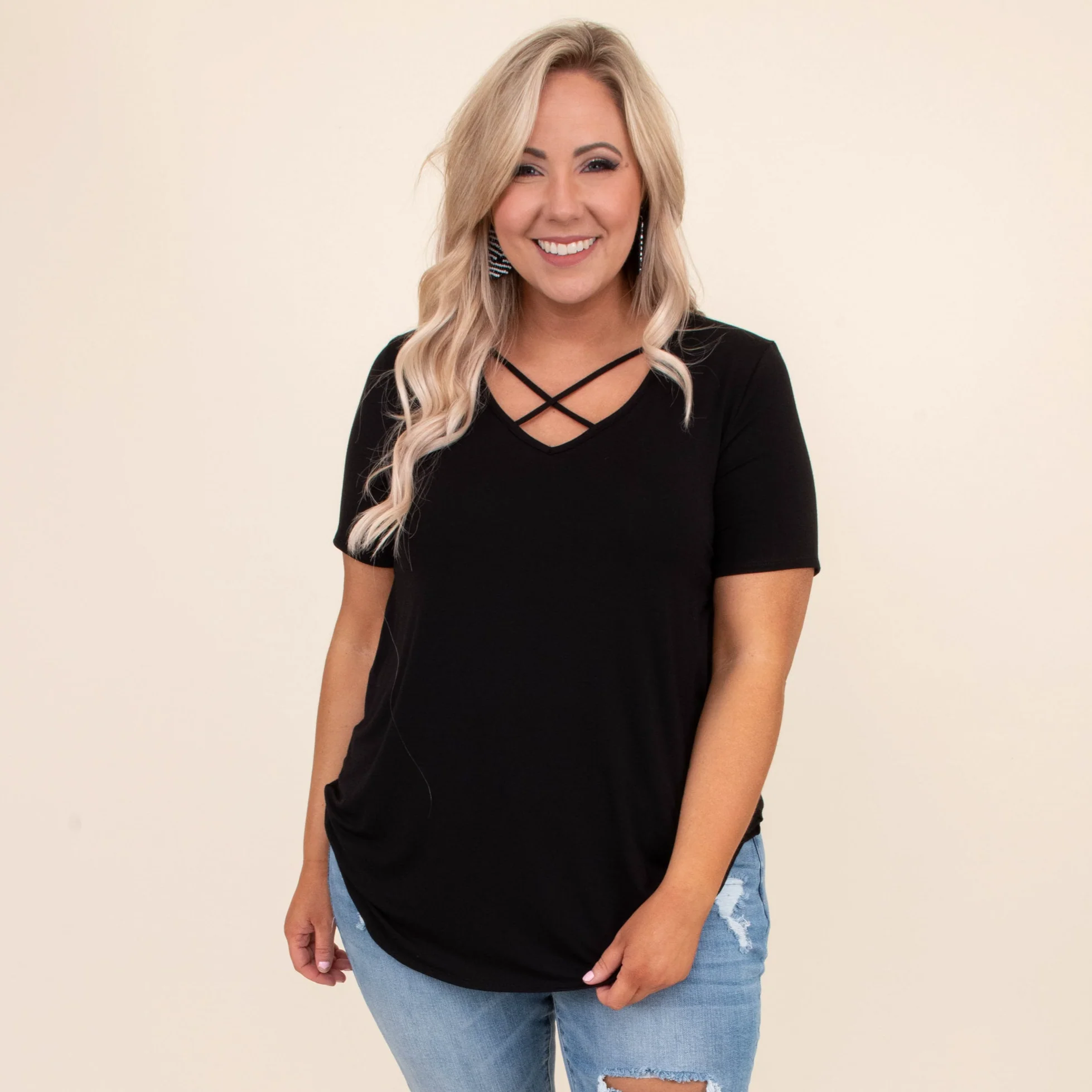 Two Way Street Top, Black - Image 6
