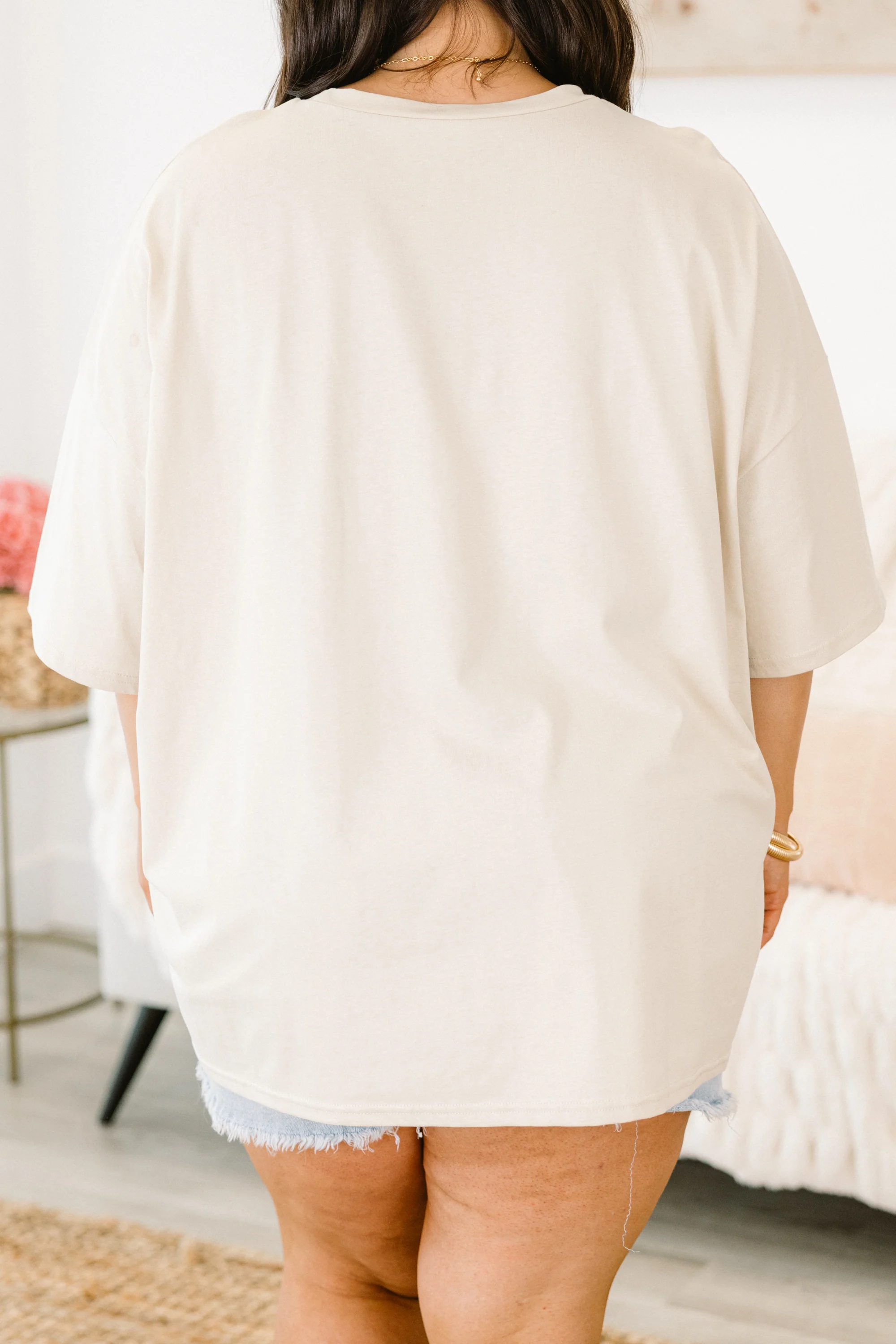 USA Chic Boyfriend Tee, Dust - Image 5