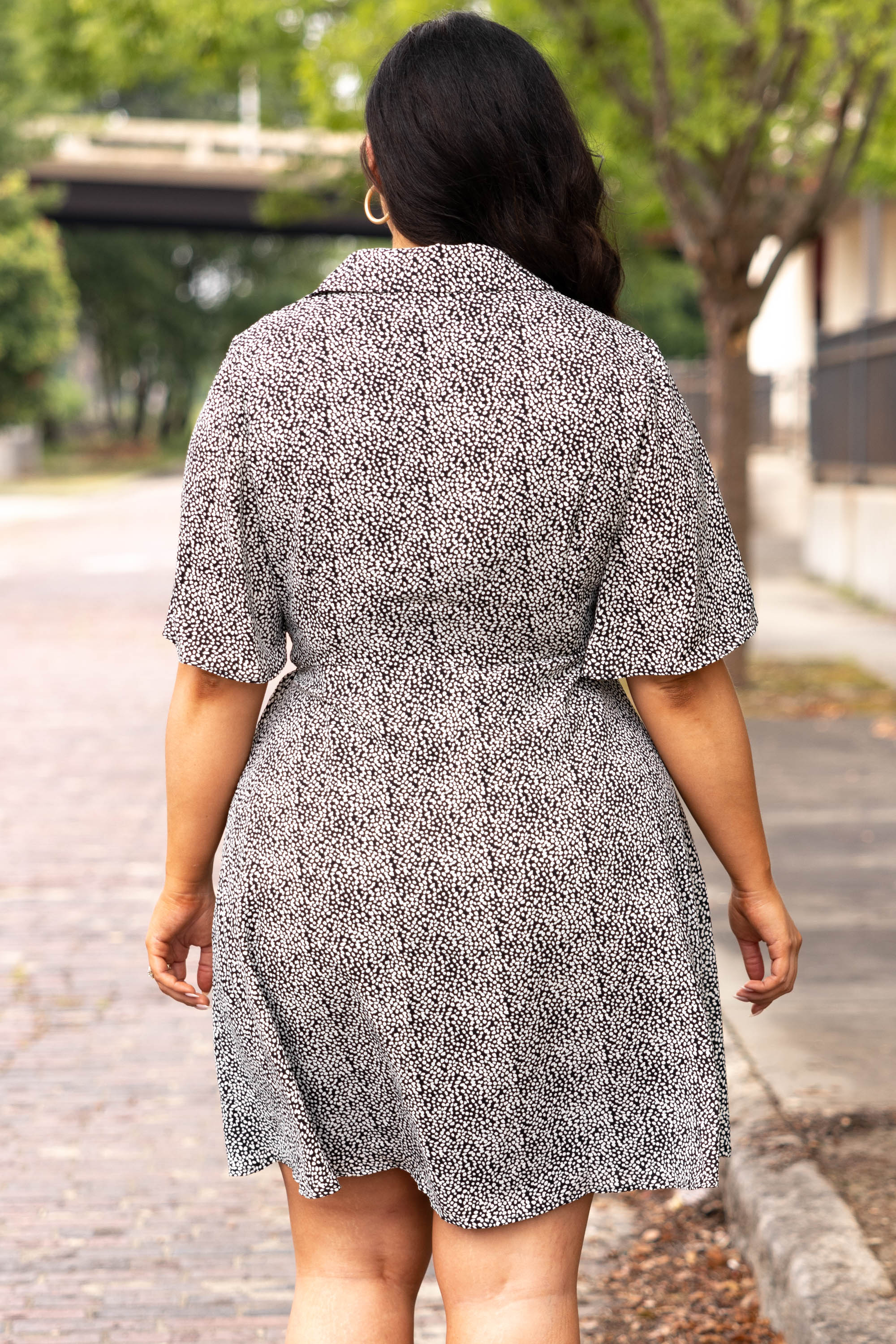 Very Busy Dress, Black - Image 4