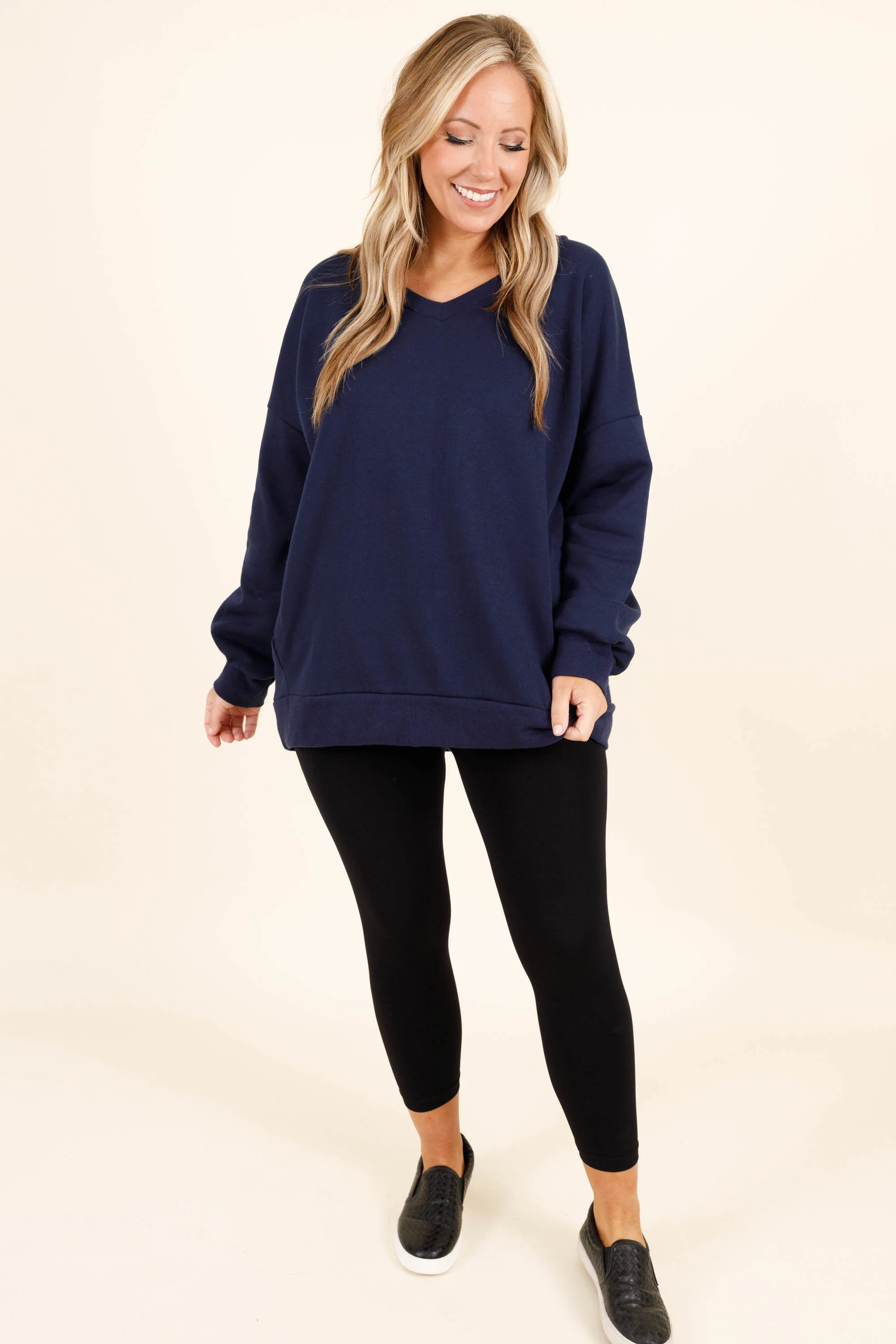 Very Special Sweatshirt, Navy Blue - Image 3