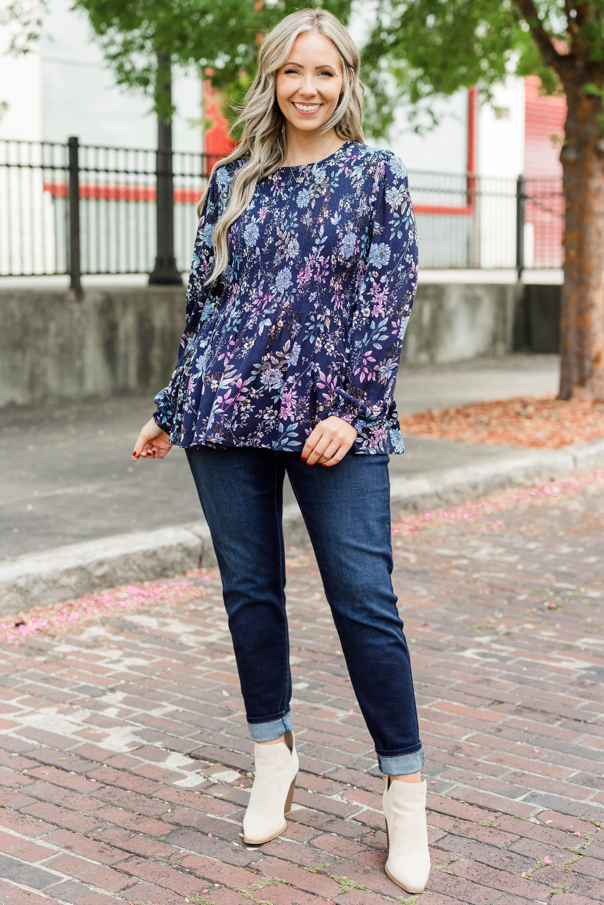 Wallflower Kisses Top, Blue - Image 2