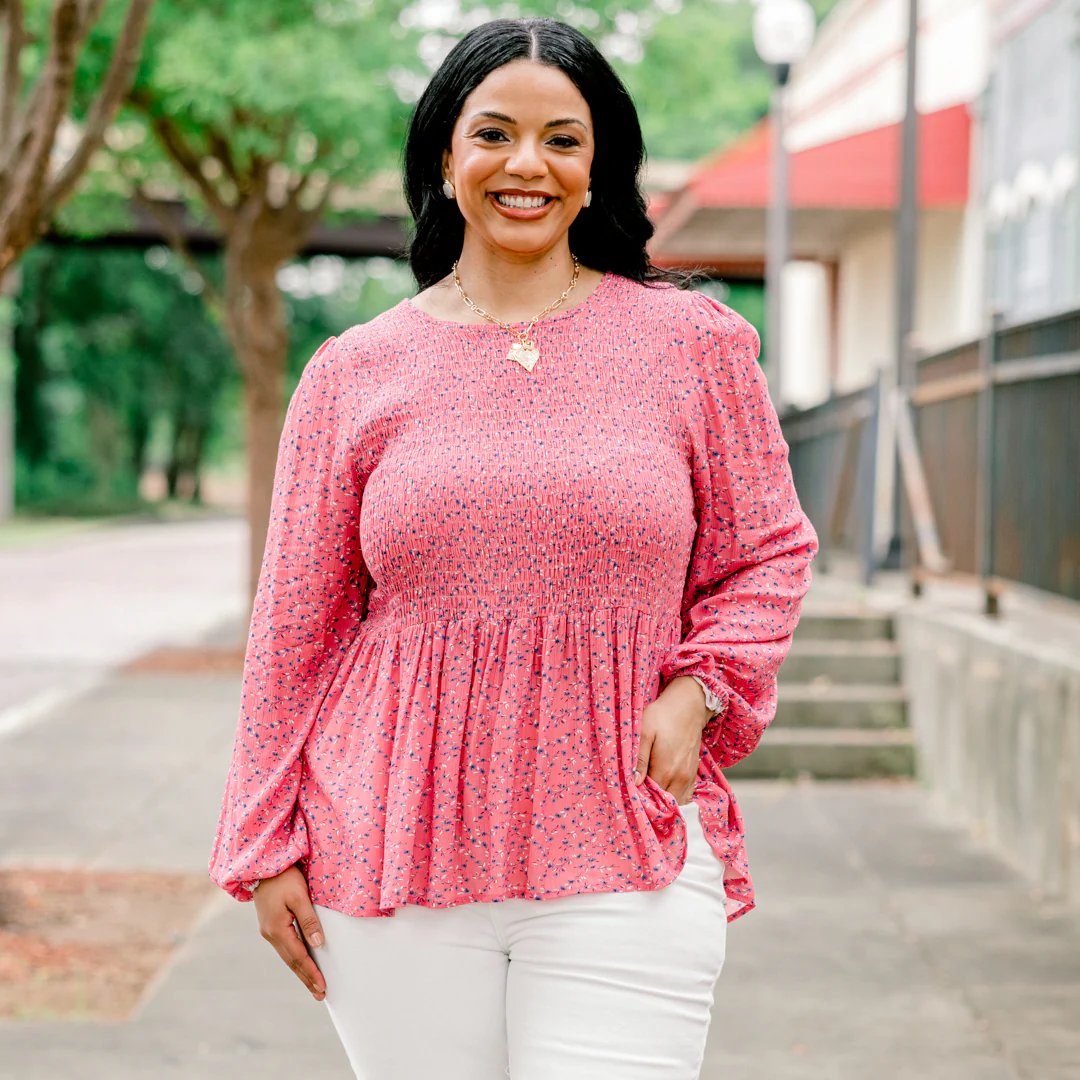 Wallflower Kisses Top, Dusty Rose - Image 7