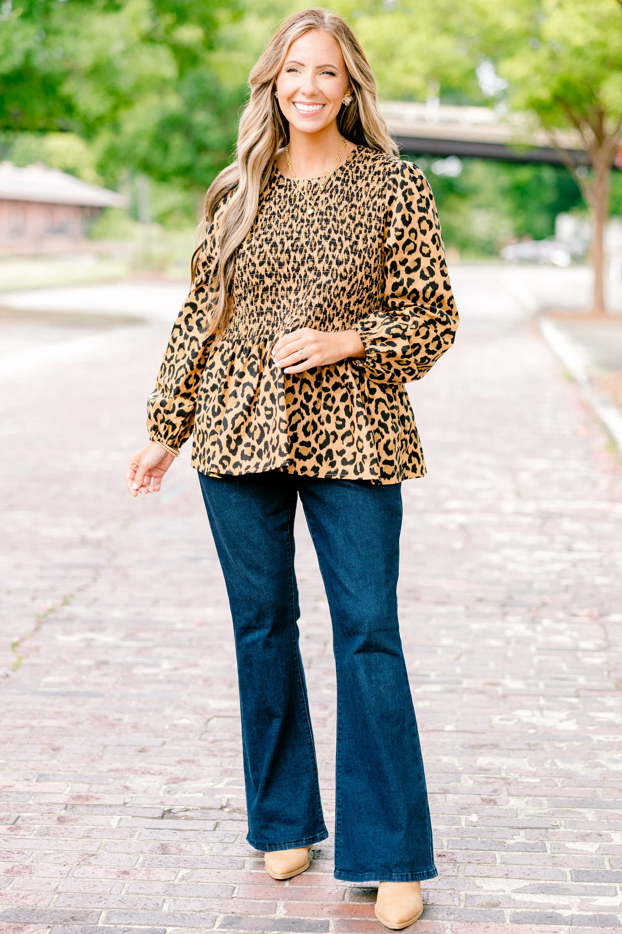 Wallflower Kisses Top, Leopard - Image 3
