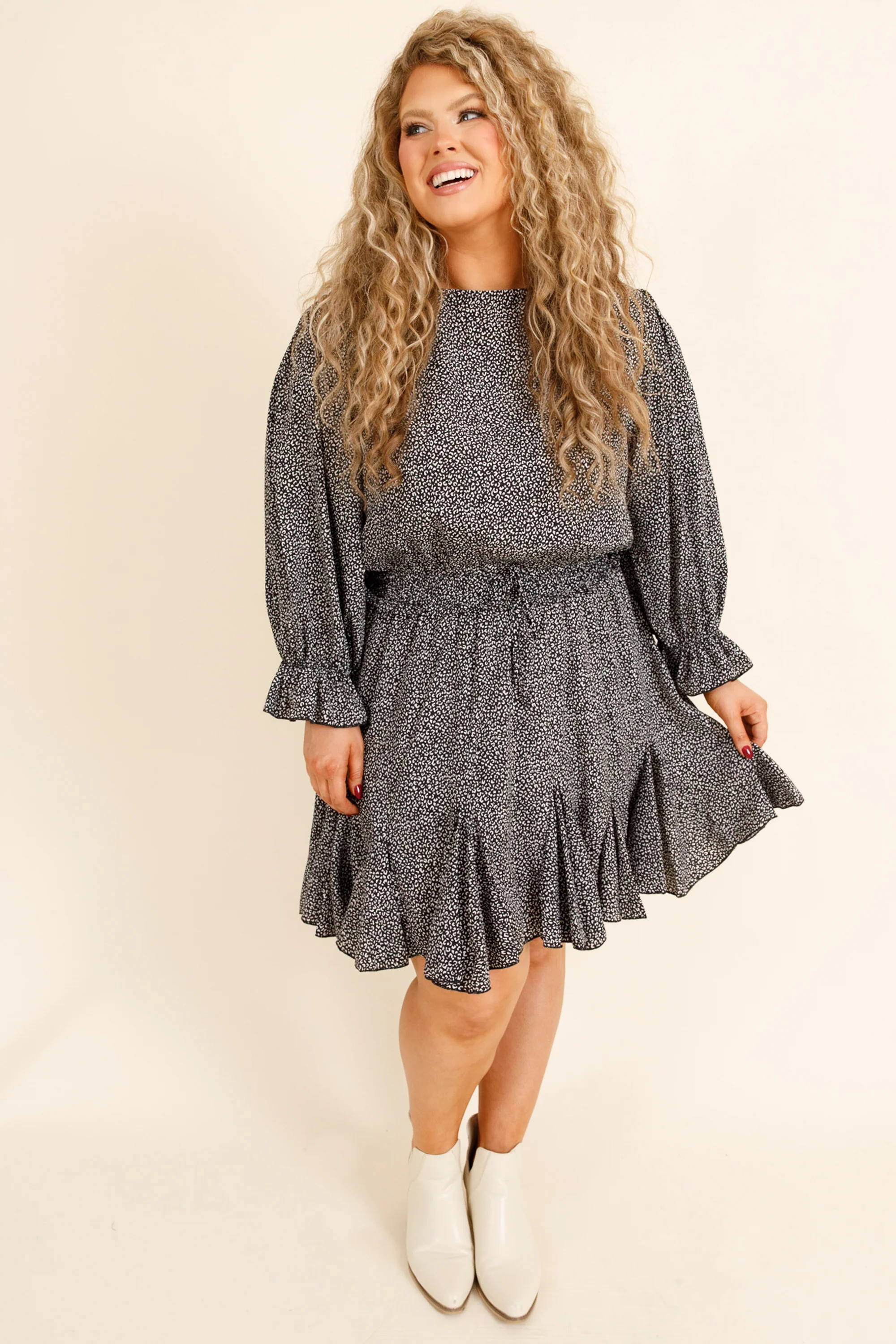 Warming Up To You Romper, Black - Image 2