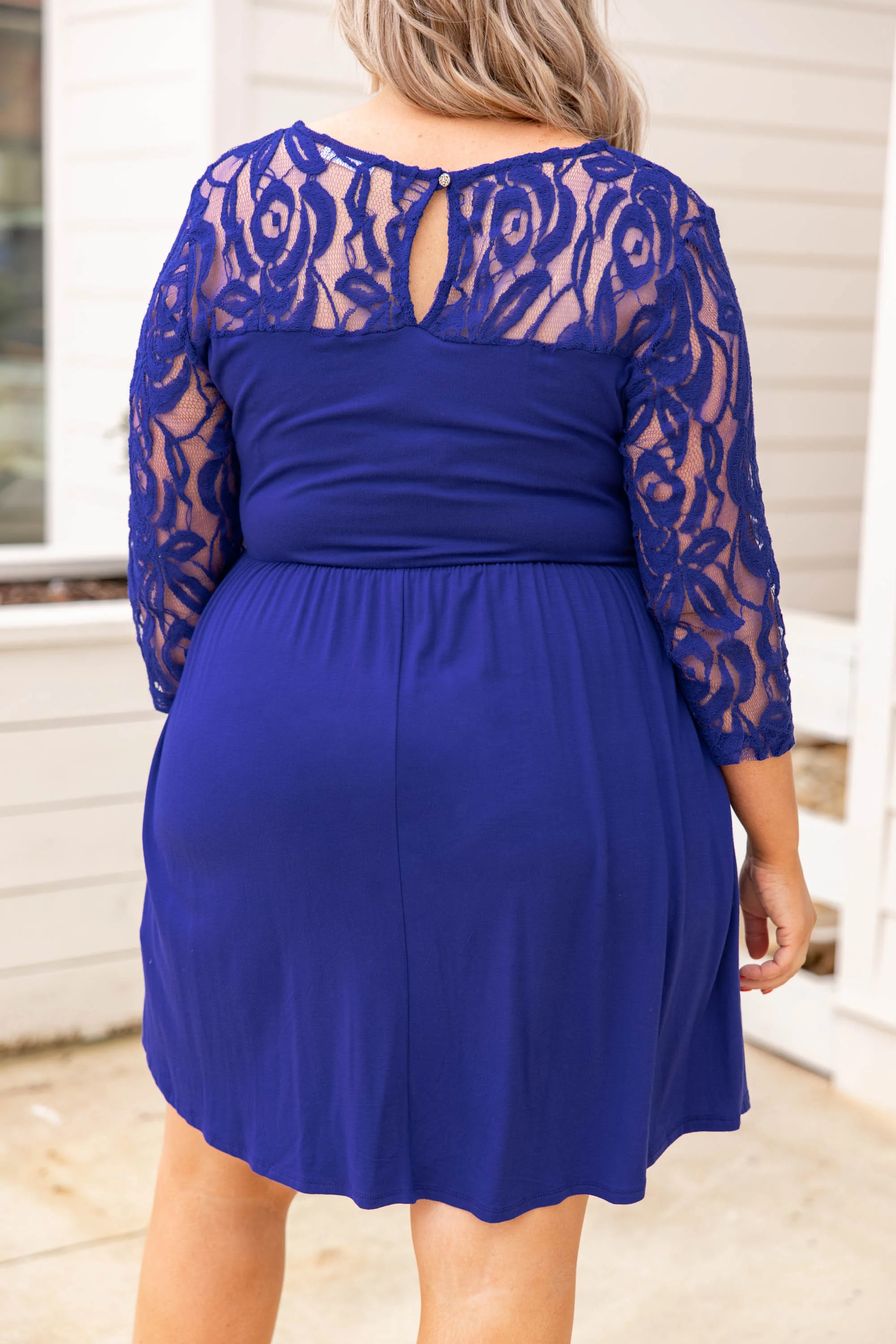Weekend Memories Dress, Royal - Image 5
