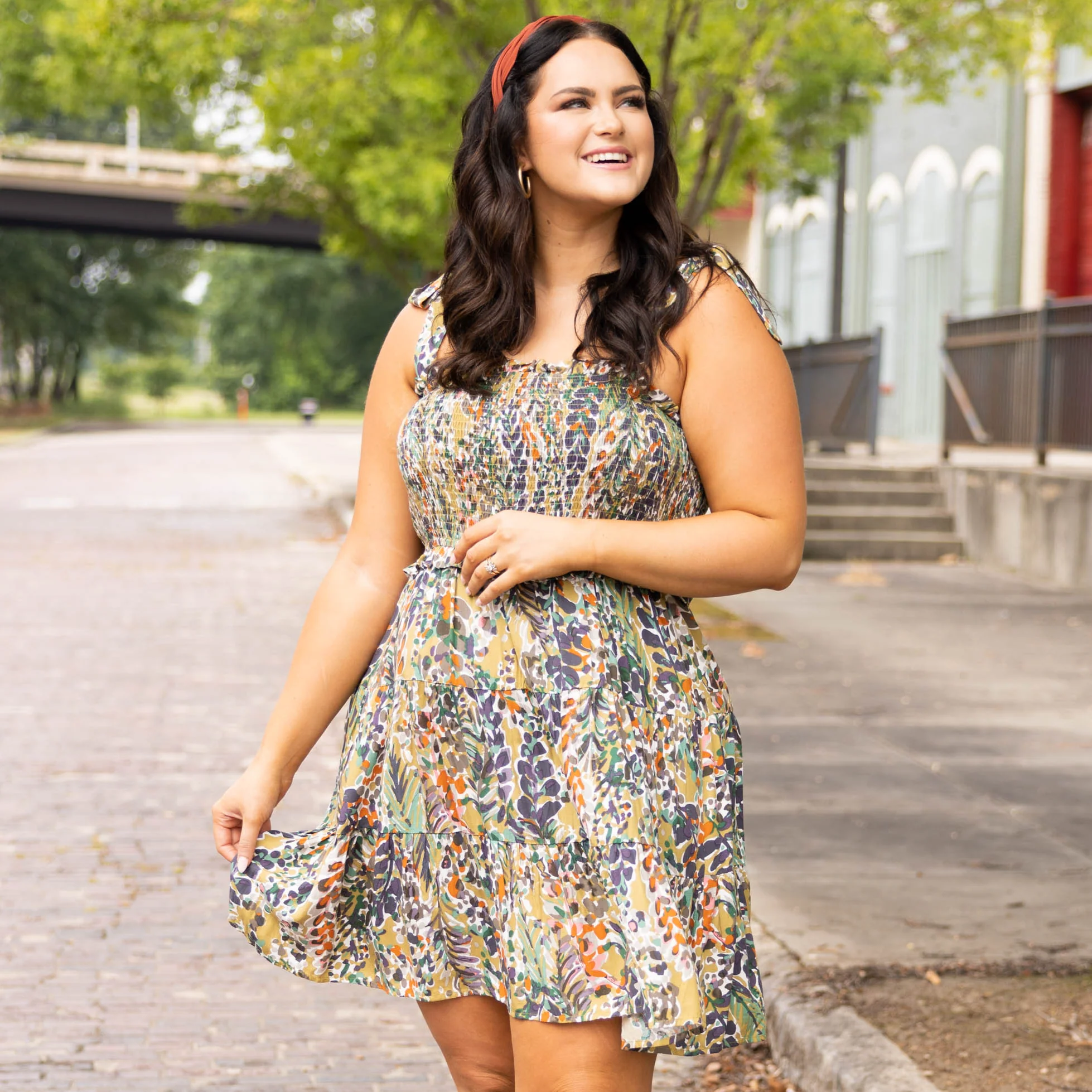 Weekend Sun Dress, Green Moss - Image 6