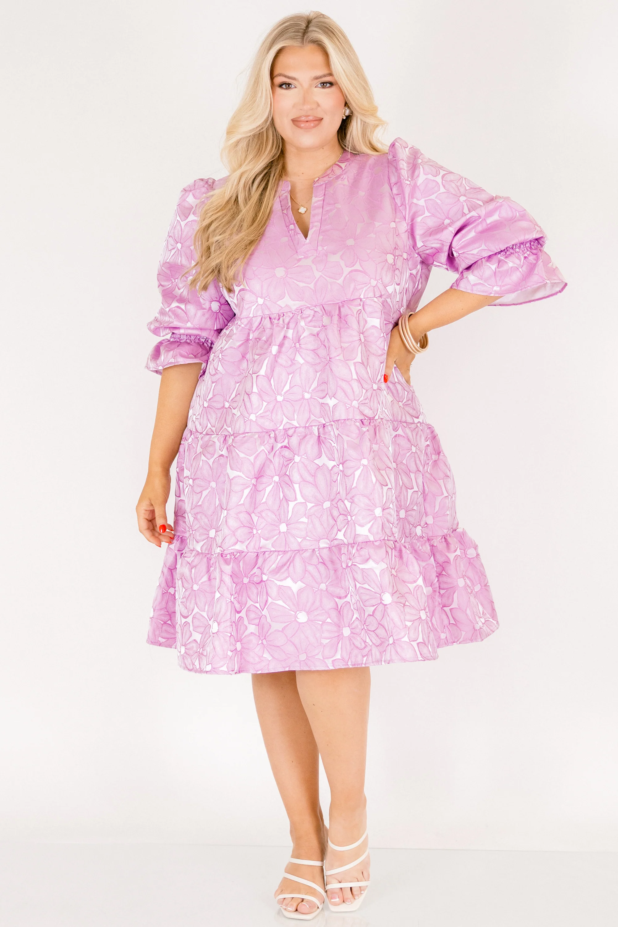 What You Know Dress, Periwinkle - Image 2