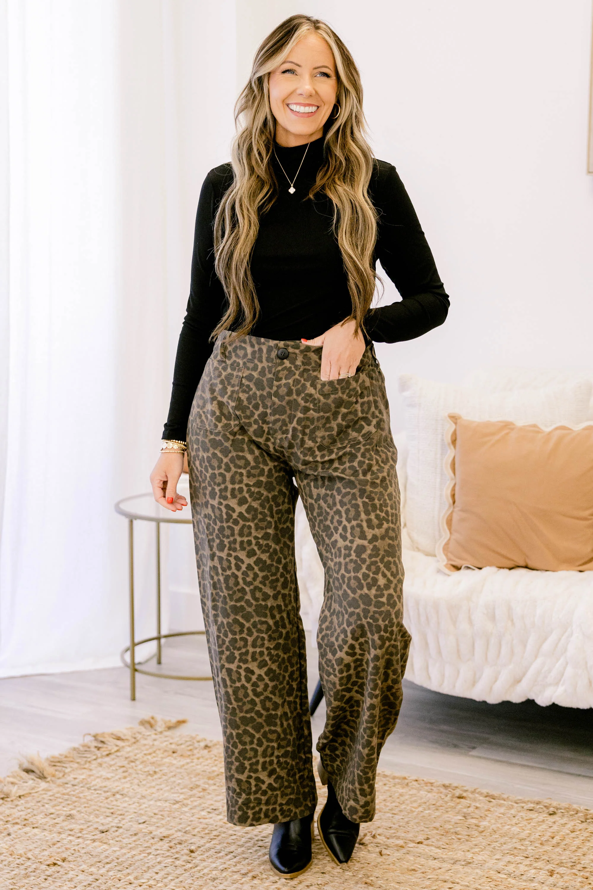 Wild As The Wind Pants, Leopard - Image 4