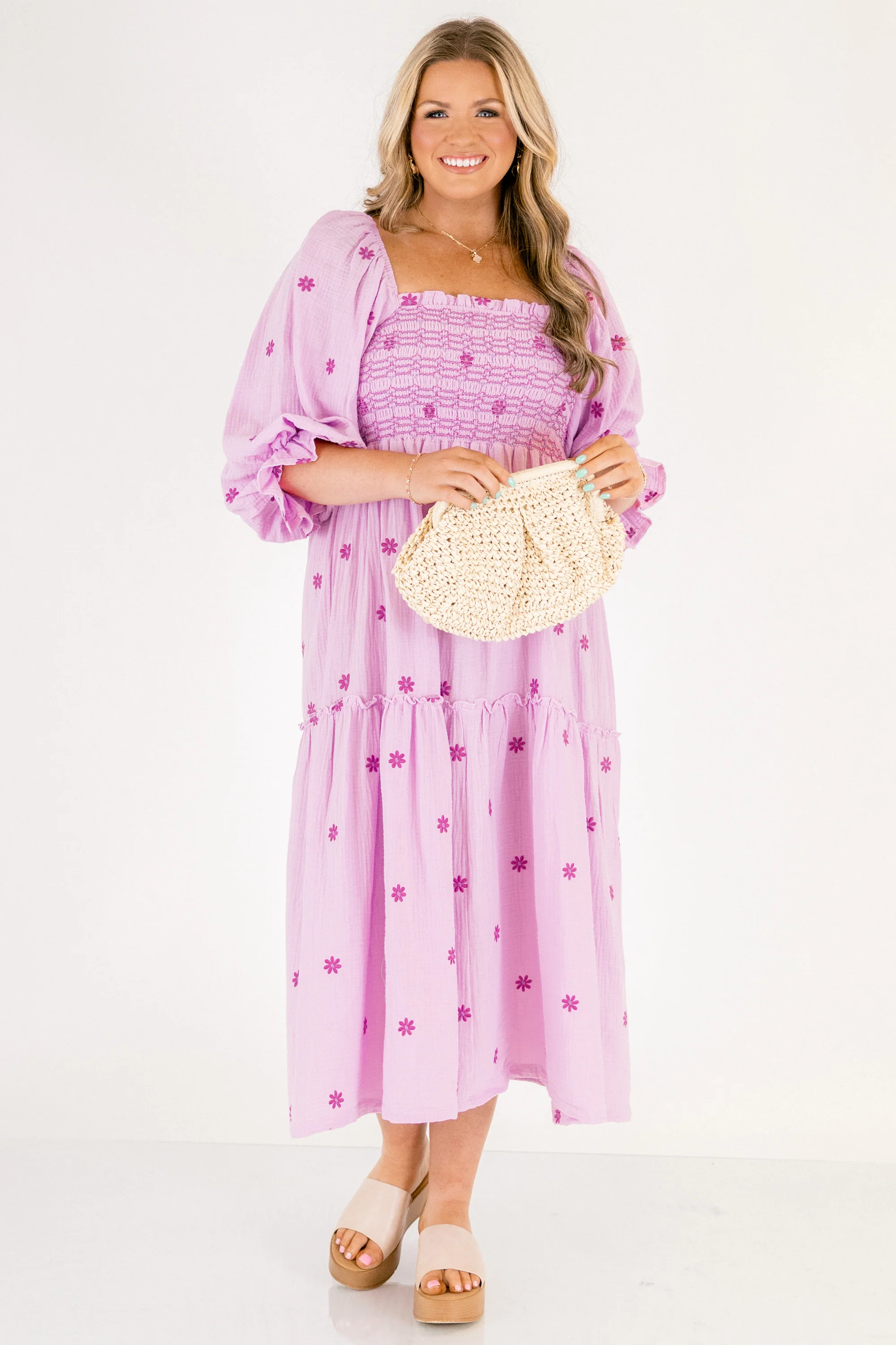 Wildflower Wonder Dress, Lilac - Image 2