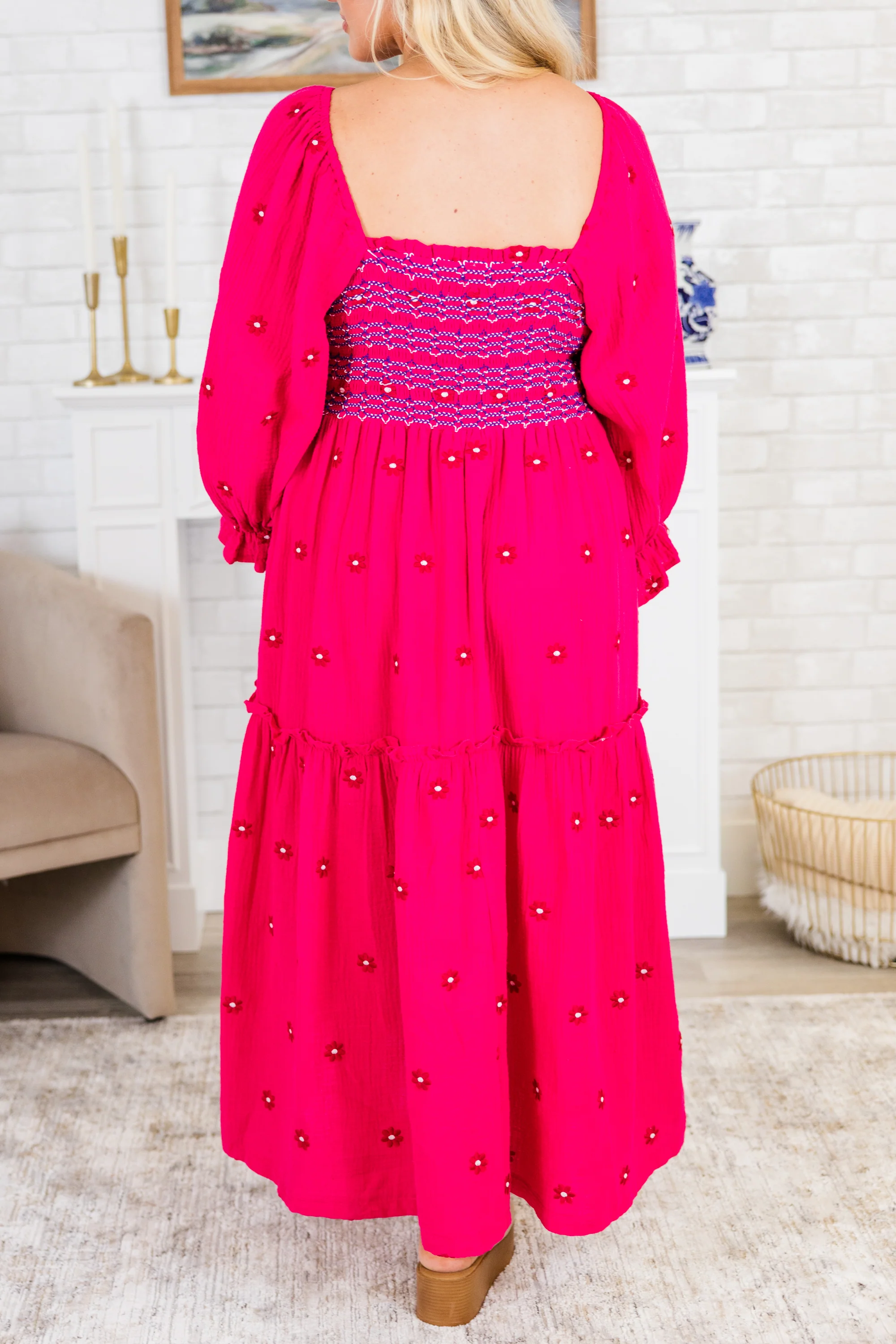 Wildflower Wonder Dress, Pink - Image 6
