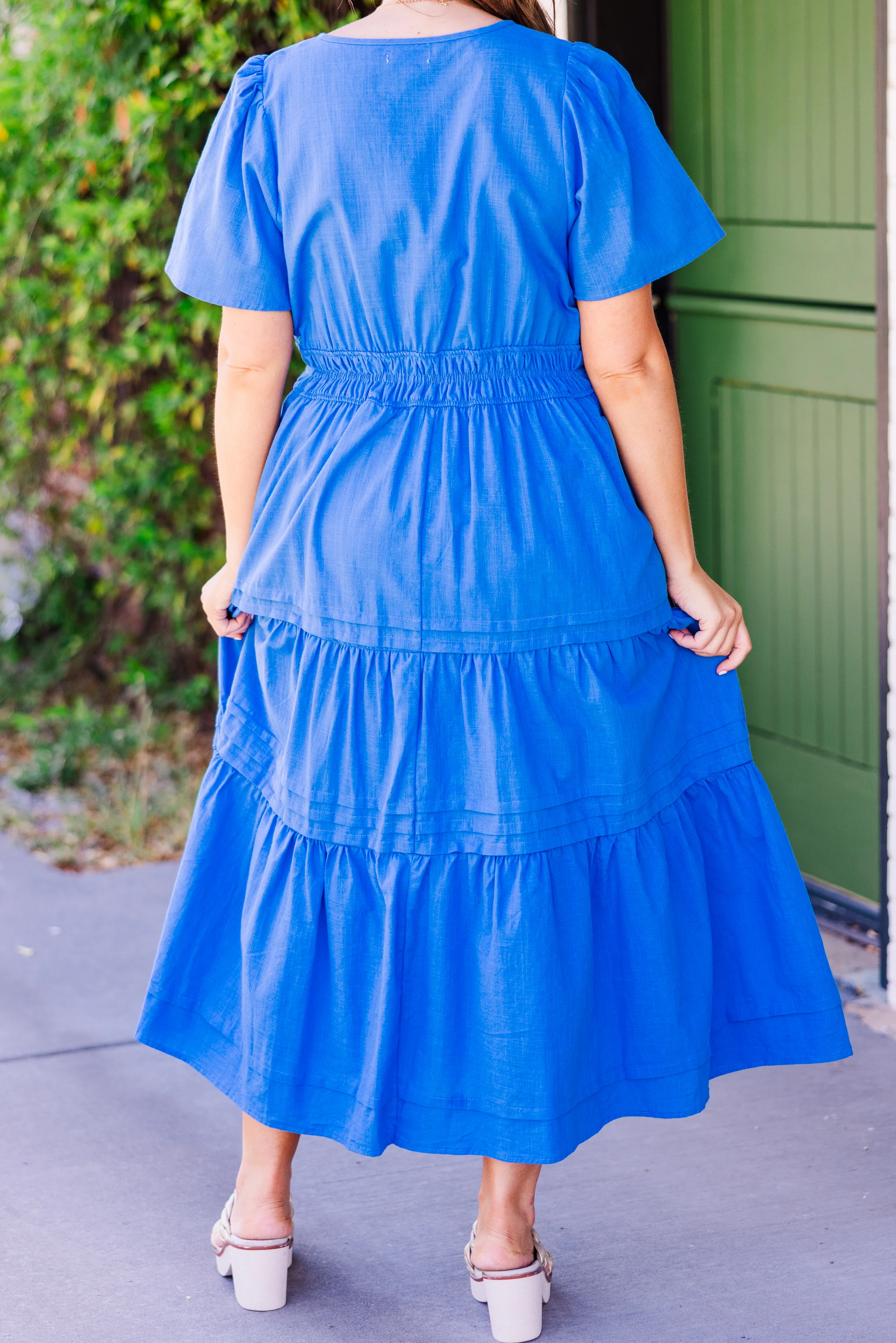 Wish Me Joy Dress, Blue - Image 6