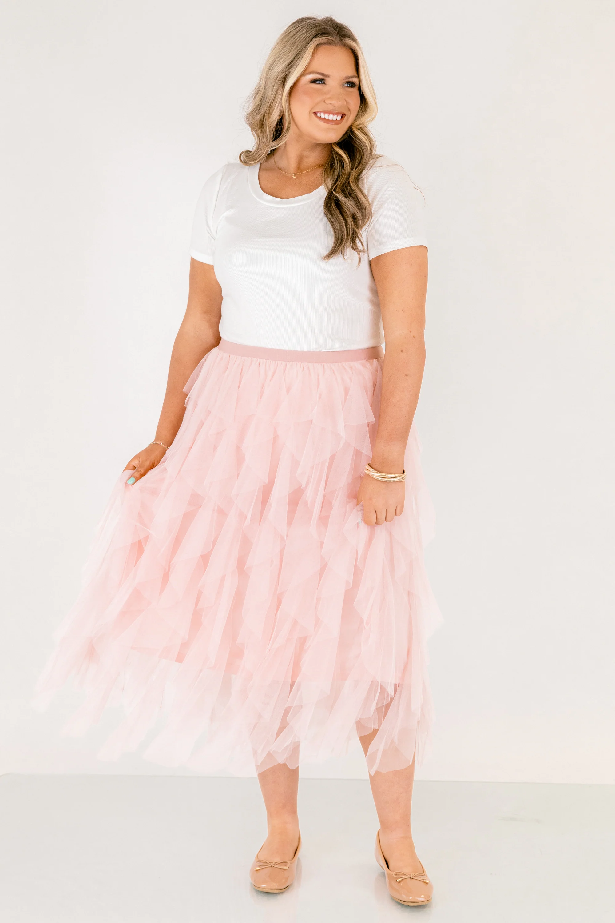 Wisteria Dreams Skirt, Pink - Image 4
