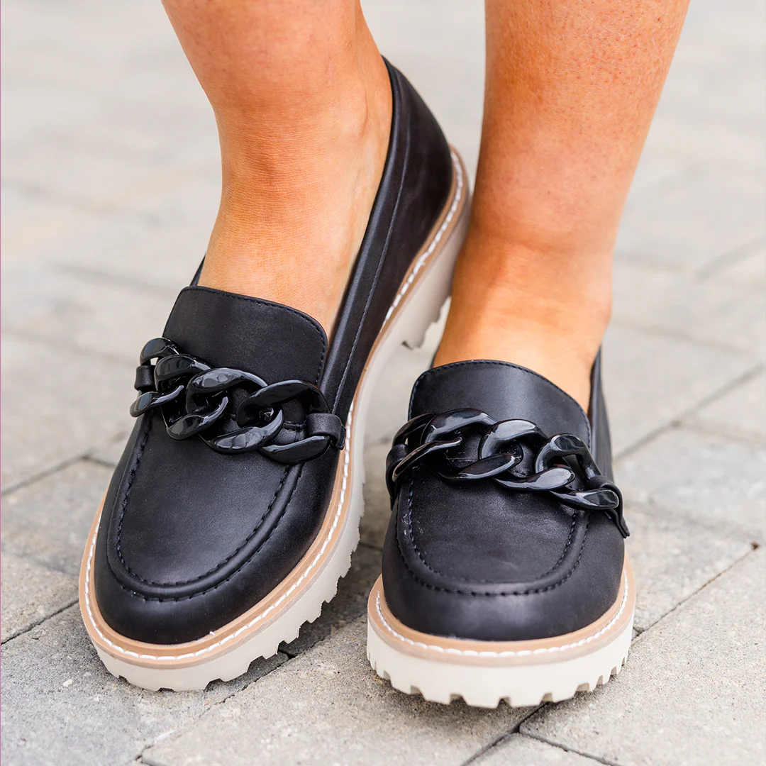 Working Woman Loafers, Black - Image 6