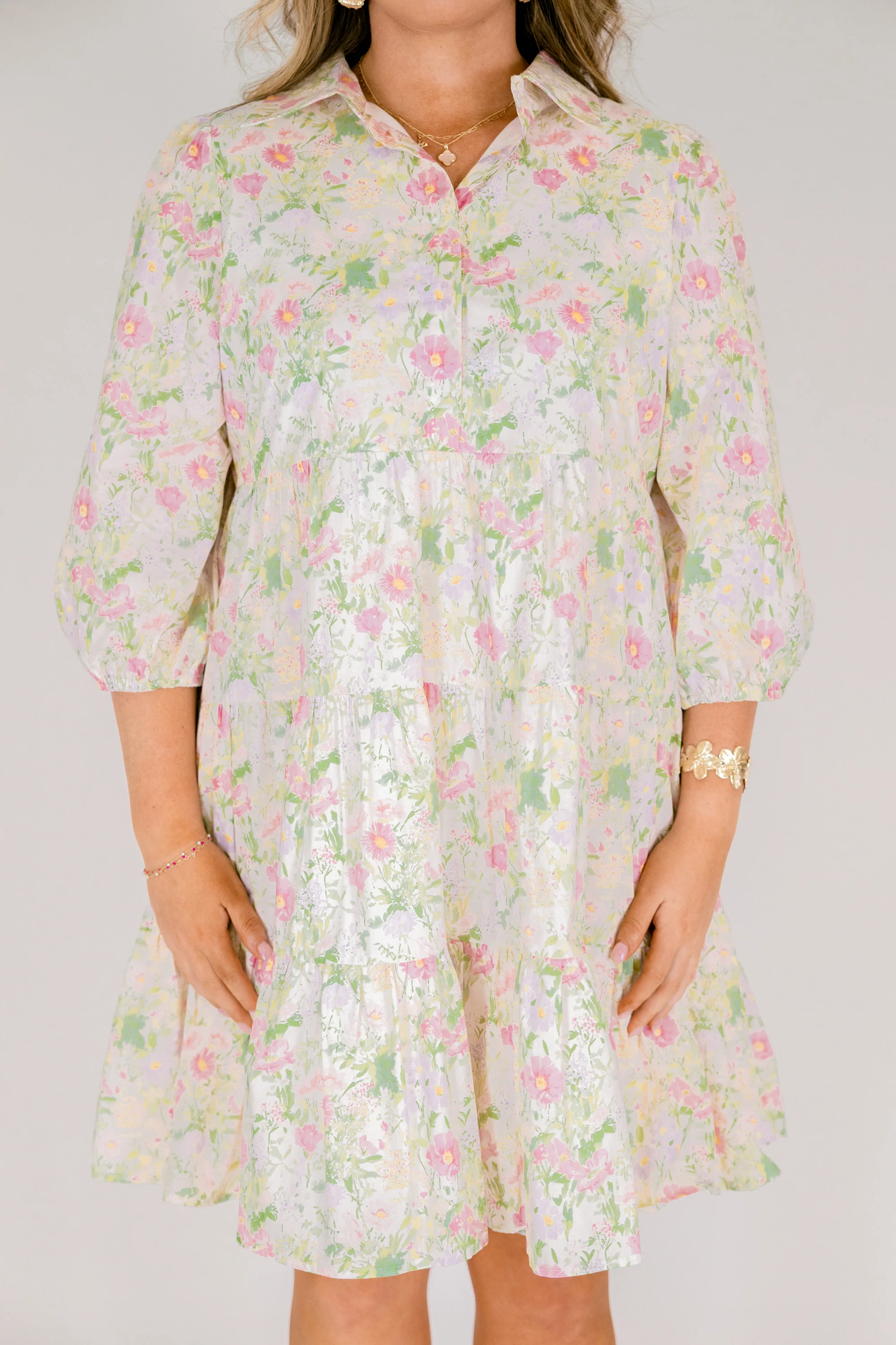 You've Got This Dress, Cream Floral - Image 5